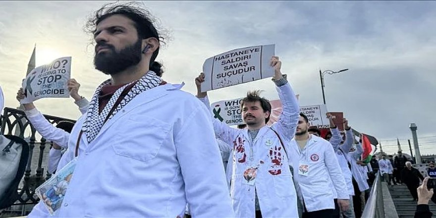 Erzurum'da hekimler Gazze için yürüyecek