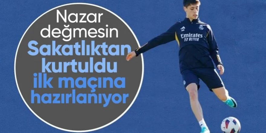 Real Madrid'de Arda Güler, bireysel hazırlıklarına devam ediyor