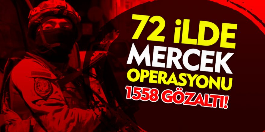 Erzurum ve 71 ilde Silah kaçakçılarına 'Mercek-8' operasyonu: 1558 gözaltı