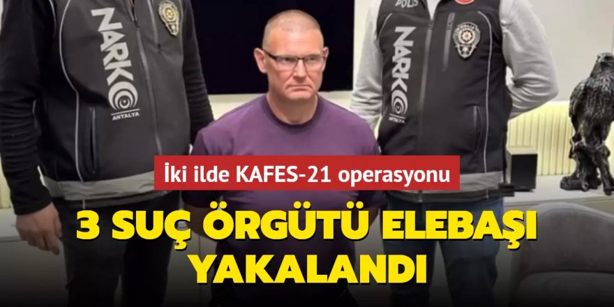 Kafes-21 operasyonlarıyla yakalandı