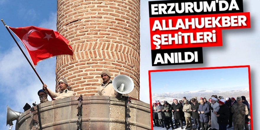 Allahuekber Şehitleri Şenkaya 'Bardız'da Anıldı