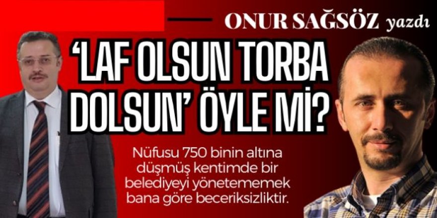Erzurum Büyükşehir Belediyesi karıştı: 'Laf olsun torba dolsun' öyle mi?
