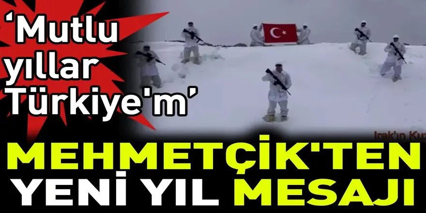 Mehmetçik'ten videolu yeni yıl mesajı: Mutlu yıllar Türkiye'm