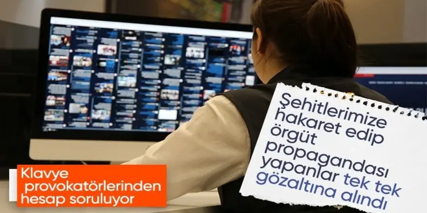 Sosyal medyadan provokatif paylaşım yapan 18 kişi yakalandı