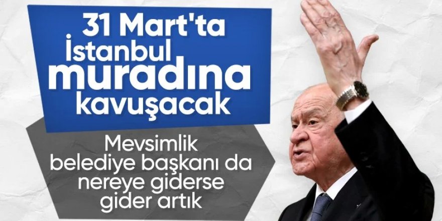 Devlet Bahçeli'den Murat Kurum'a tam destek