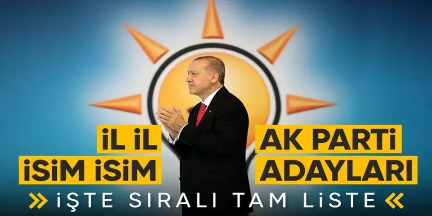 Türkiye yerel seçime gidiyor! AK Parti'nin il il adayları..