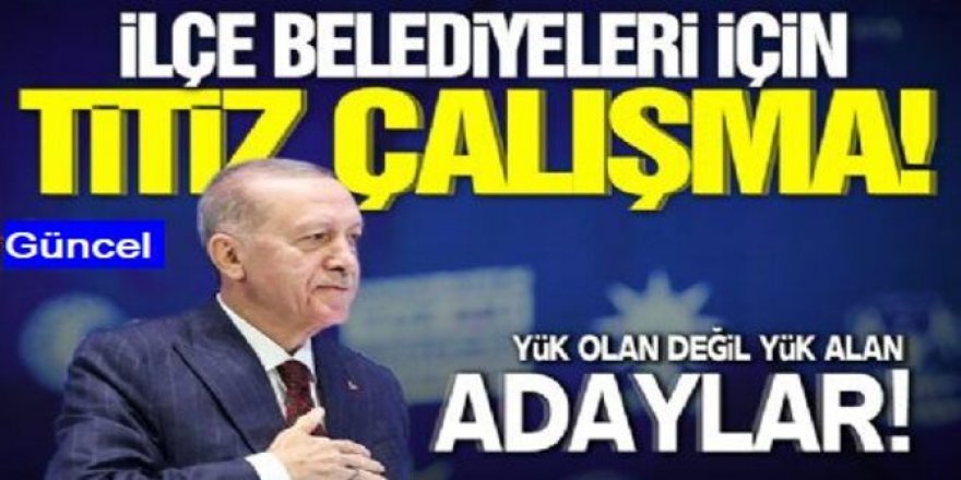 AK Parti’de ilçe adayları için de titiz çalışma: Yük olan değil yük alan adaylar