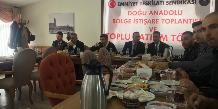 Emniyet Teşkilatı Sendikası Erzurum’da üyeleriyle buluştu
