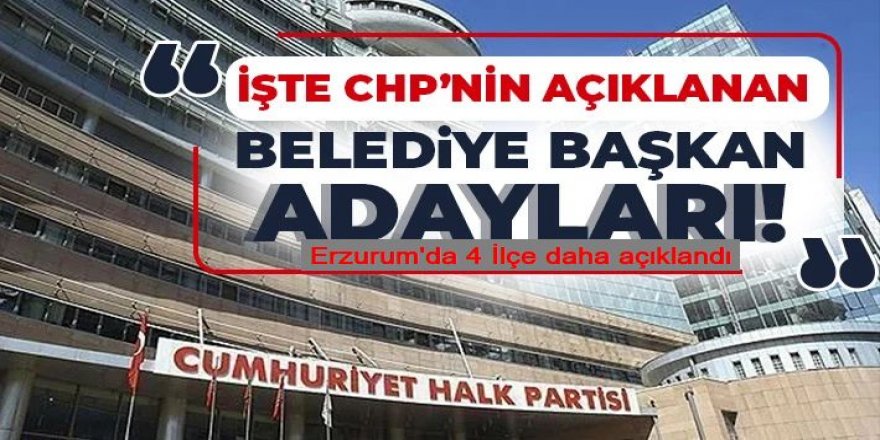 CHP PM'de isimleri onaylanan tüm belediye başkan adayları