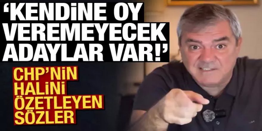 Yılmaz Özdil'den CHP'ye zehir zemberek sözler...