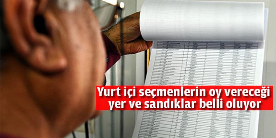 11 Şubat'a kadar oy kullanılacak sandıkların yeri netleşecek