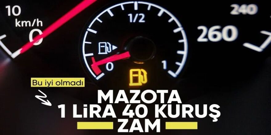 Araç sahiplerini üzen haber! Motorine zam geliyor