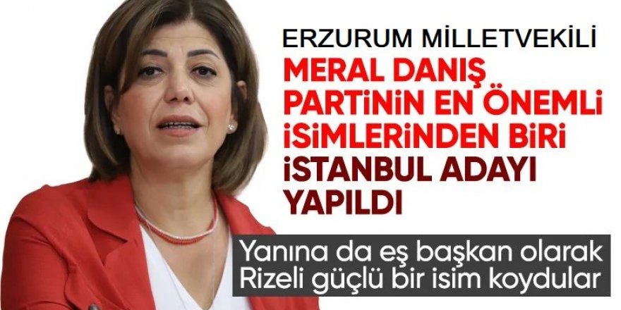 Erzurum Milletvekili Meral Tanış Beştaş DEM Parti İstanbul adayı oldu