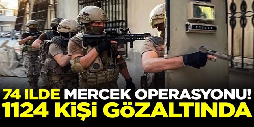 Silah kaçakçıları "Mercek" operasyonlarına takıldı: 1124 gözaltı