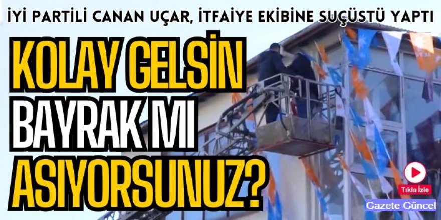 İYİ Partili Büyükşehir Belediye Başkan adayı Uçar: Devletin araçlarıyla kendi propagandalarını yapıyorlar