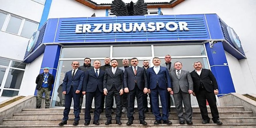 Vali Çiftçi'den Erzurumspor'a ziyaret