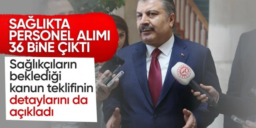 Sağlık Bakanı Koca: 9 bin sözleşmeli personel daha alacağız