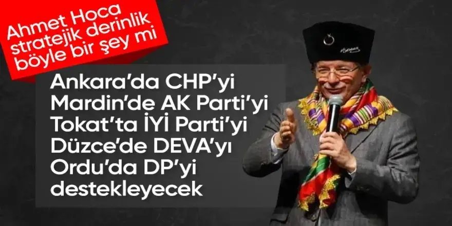 Ahmet Davutoğlu'nun yerel seçimde yol haritası: CHP'ye, İyi Parti'ye destek...