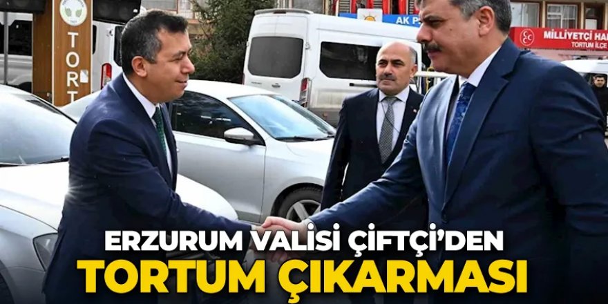 Vali Çiftçi, Tortum İlçesini Ziyaret Etti