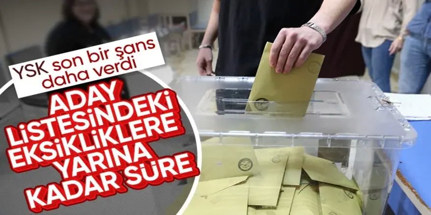 YSK' dan Siyasi Partilere bir şan daha