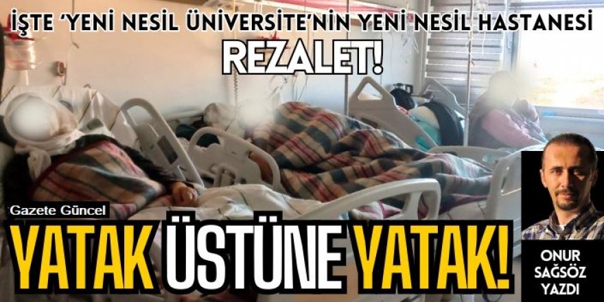 Erzurum'da Hasta ve yakınlarının çektiği fotoğraflar rezaleti ortaya koydu