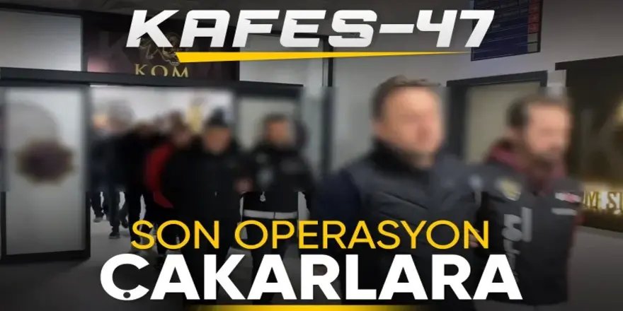 4 ilde "Kafes" operasyonu: 8 gözaltı