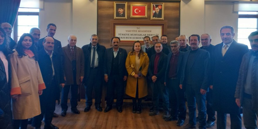 İYİ Parti Büyükşehir Belediye Başkan adayı Uçar'dan muhtarlara ziyaret