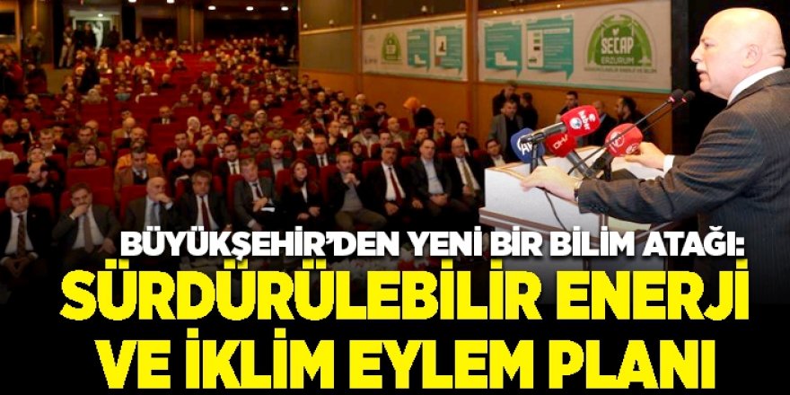 Büyükşehir'den Sürdürülebilir enerji ve iklim eylem planı