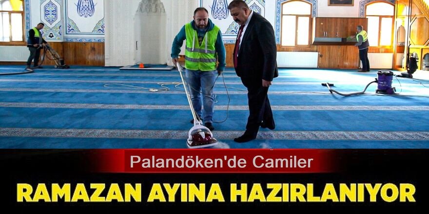 Palandöken'de camiler Ramazan'a hazır