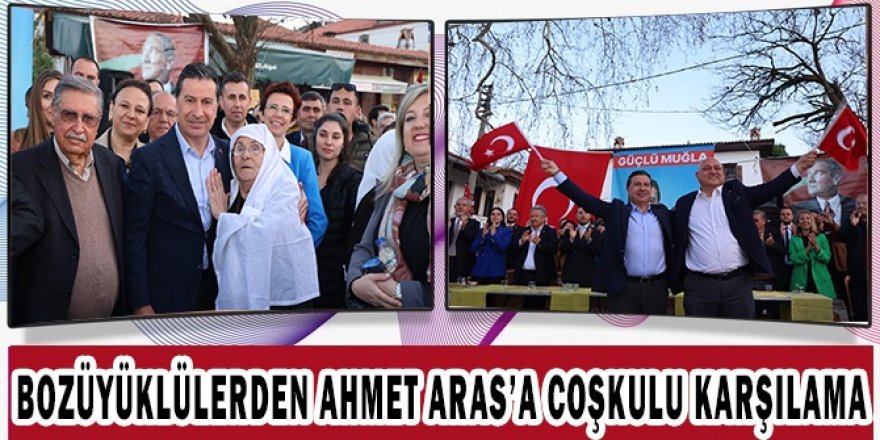 CHP'li Başkan adayı Aras'a her yerde yoğun ilgi