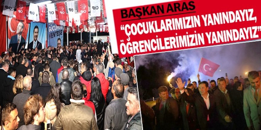 ARAS, “ÇOCUKLARIMIZIN YANINDAYIZ, ÖĞRENCİLERİMİZİN YANINDAYIZ”