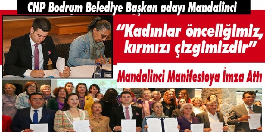 Başkan Adayı Mandalinci Manifestoya İma Attı