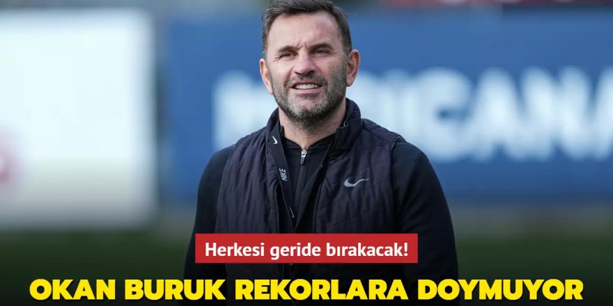 Okan Buruk rekorlara doymuyor! Herkesi geride bırakacak