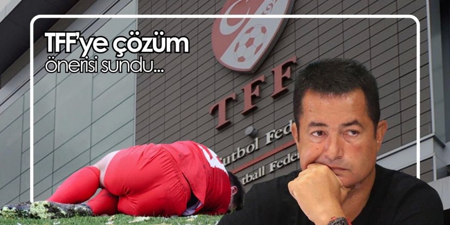 Acun Ilıcalı Süper Lig'i eleştirdi: TFF'ye çözüm önerisi sundu!