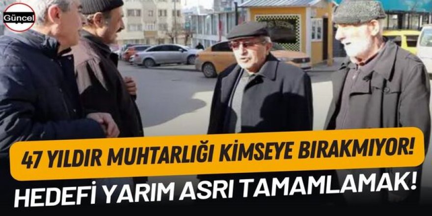 Muhtar Tahir Sağsöz 1977 yılından beri kaybetmiyor