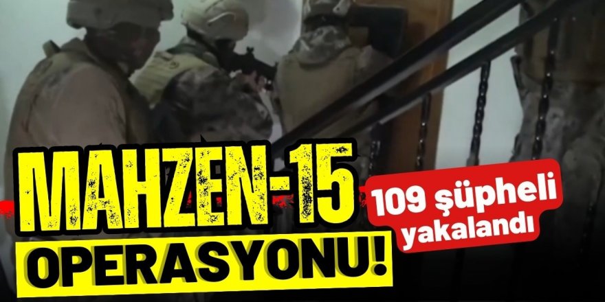 "MAHZEN-15" Operasyonlarında "ÇETİNLER" Suç Örgütü Çökertildi