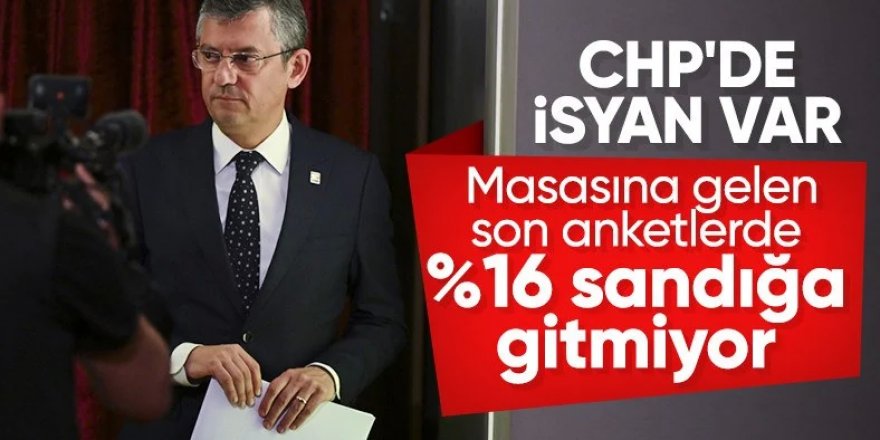 Barış Yarkadaş: CHP'lilerin yüzde 16'sı sandığa gitmeme eğiliminde
