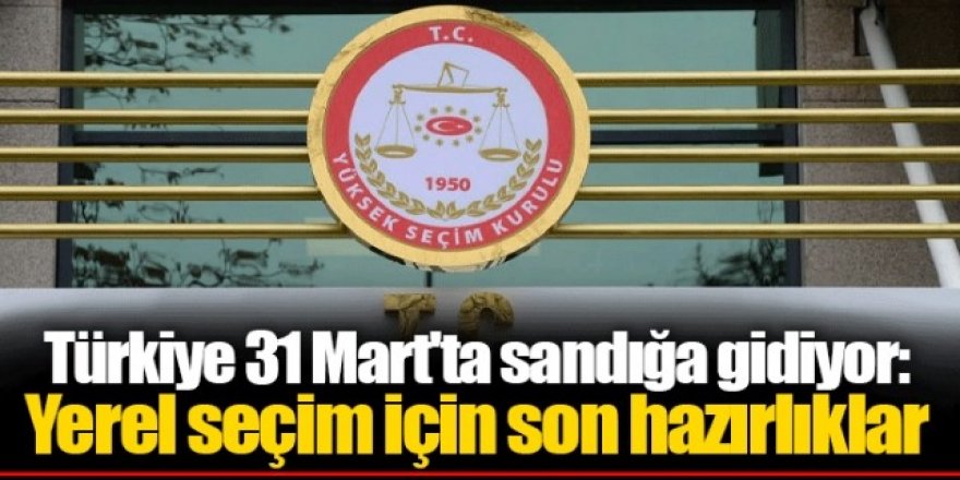 Türkiye yerel seçim için sandığa gidiyor