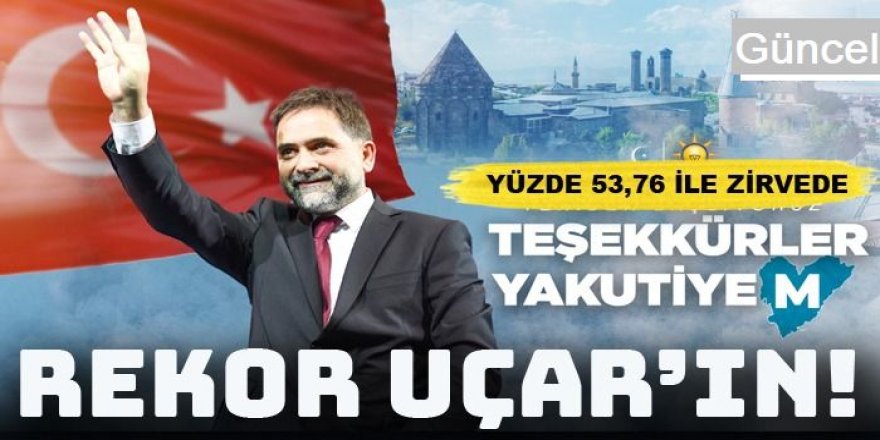 Cumhur ittifakı en yüksek oyunu Uçar ile Yakutiye’de aldı