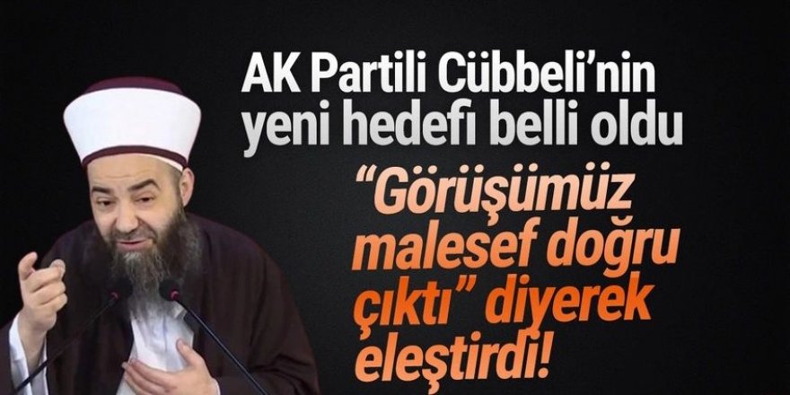 Cübbeli Ahmet'in hedefindeki yeni parti belli oldu