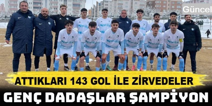 Dadaşlar rekora koştu: 143 golle Şampiyon oldular