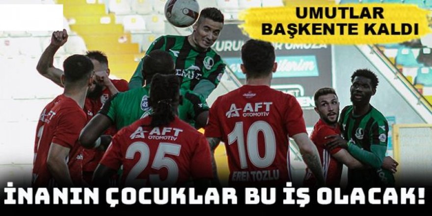 Erzurum'da gol sesi çıkmadı..  Dadaş, umutları Başkente taşındı:0-0