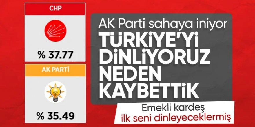 AK Parti sahaya iniyor!