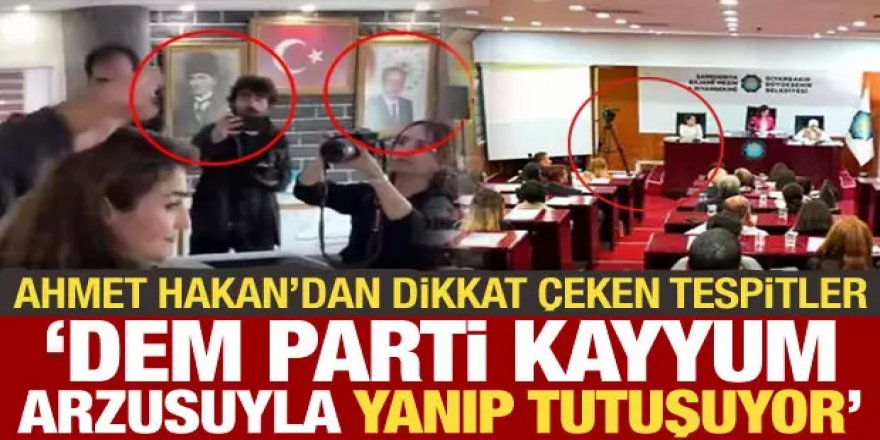 Ahmet Hakan: DEM Parti, kayyuma gel gel yapıyor