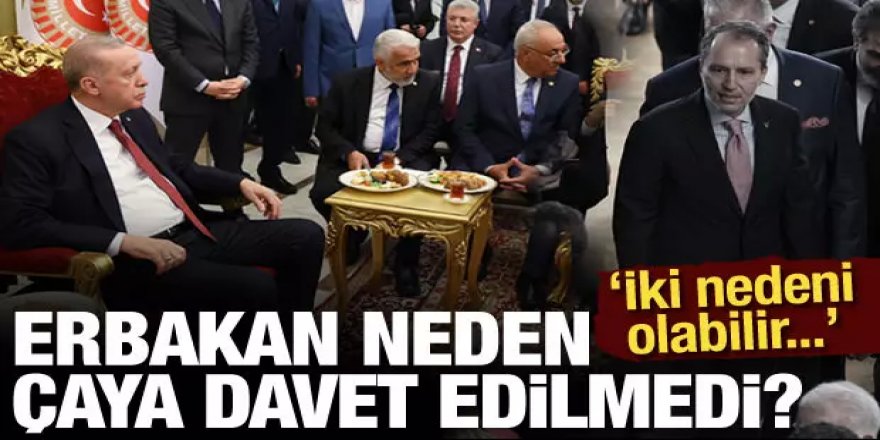 Ahmet Hakan yazdı: Erdoğan, Fatih Erbakan'ı neden çay sohbetine davet etmedi?