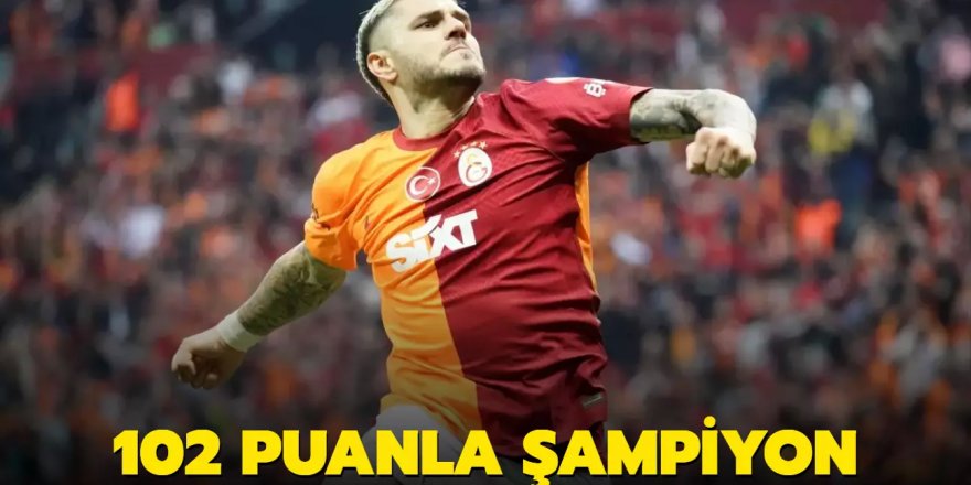 102 puanla şampiyon