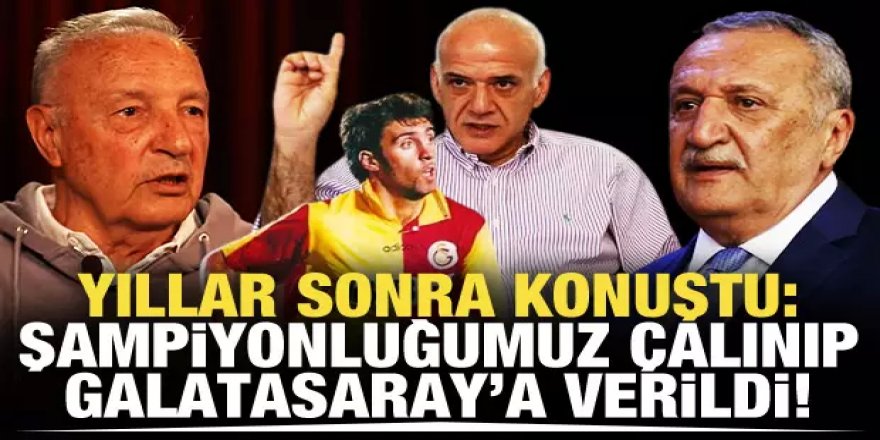 Olay açıklamalar! "Galatasaray, Mehmet Ağar, Ahmet Çakar..."