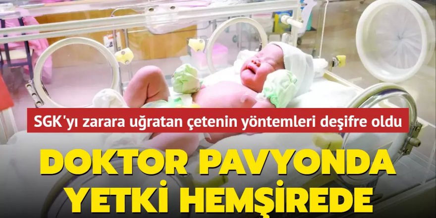 Doktor pavyonda yetki hemşirede