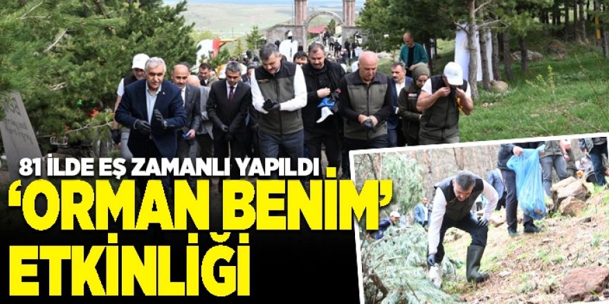 Erzurum Valisi Mustafa Çiftçi, ‘Orman Benim’ Etkinliğine Katıldı