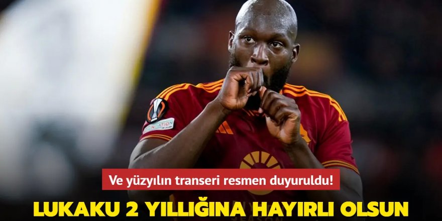 Ve yüzyılın transeri resmen duyuruldu!